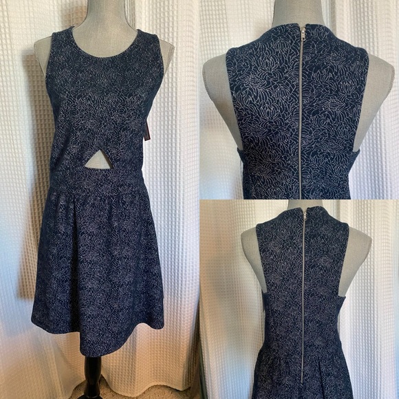 Sparkly Plus Size Dress Dark Blue Black sleeveless 2xl silver accents XXL - Picture 2 of 15